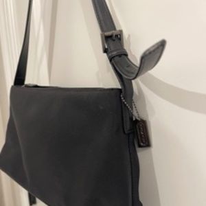 Vintage Black Coach Shoulder Bag